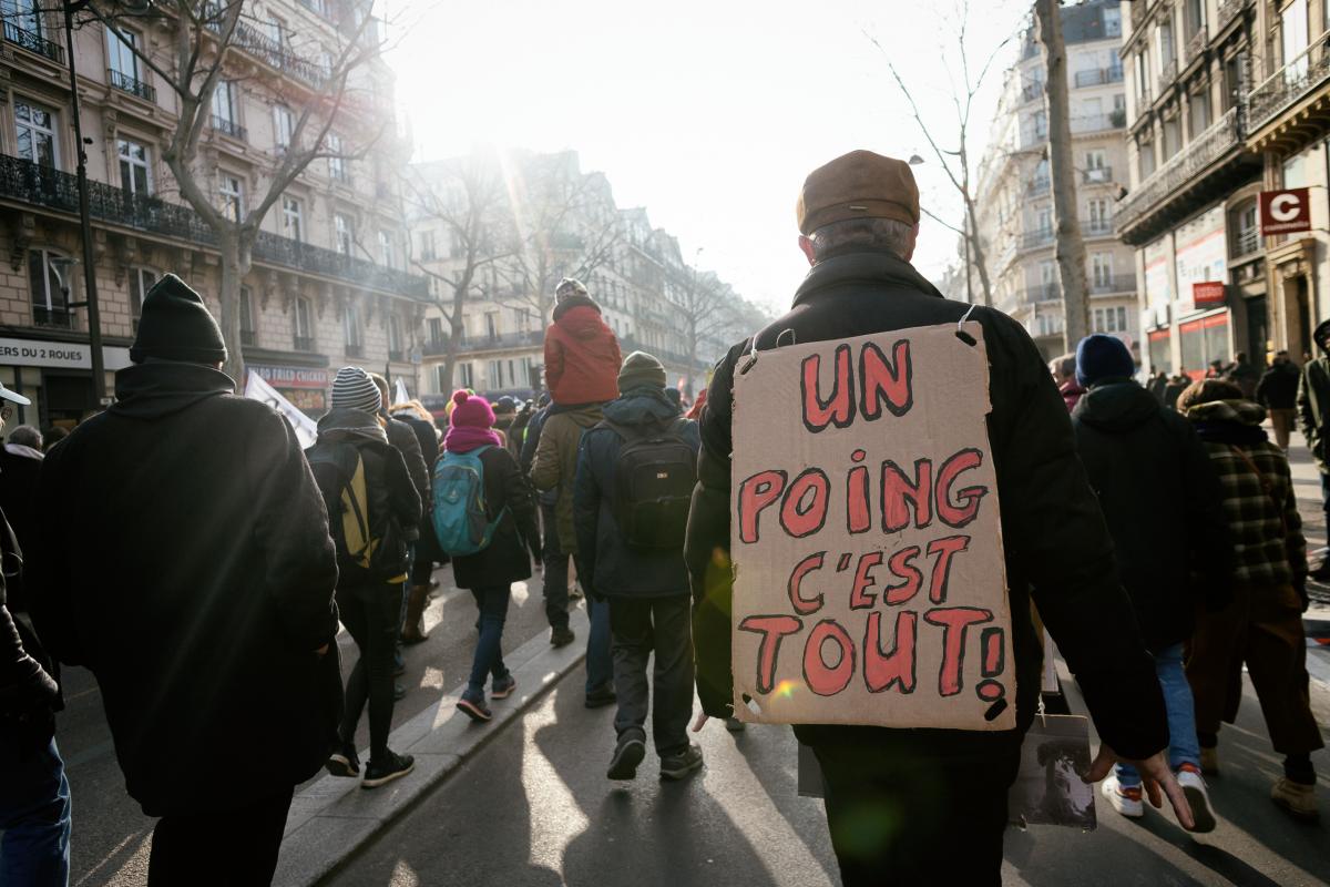 FRANCE - POLITICS - SOCIAL - DEMO - 7TH NATIONAL STRIKE AGAINST PENSION REFORM