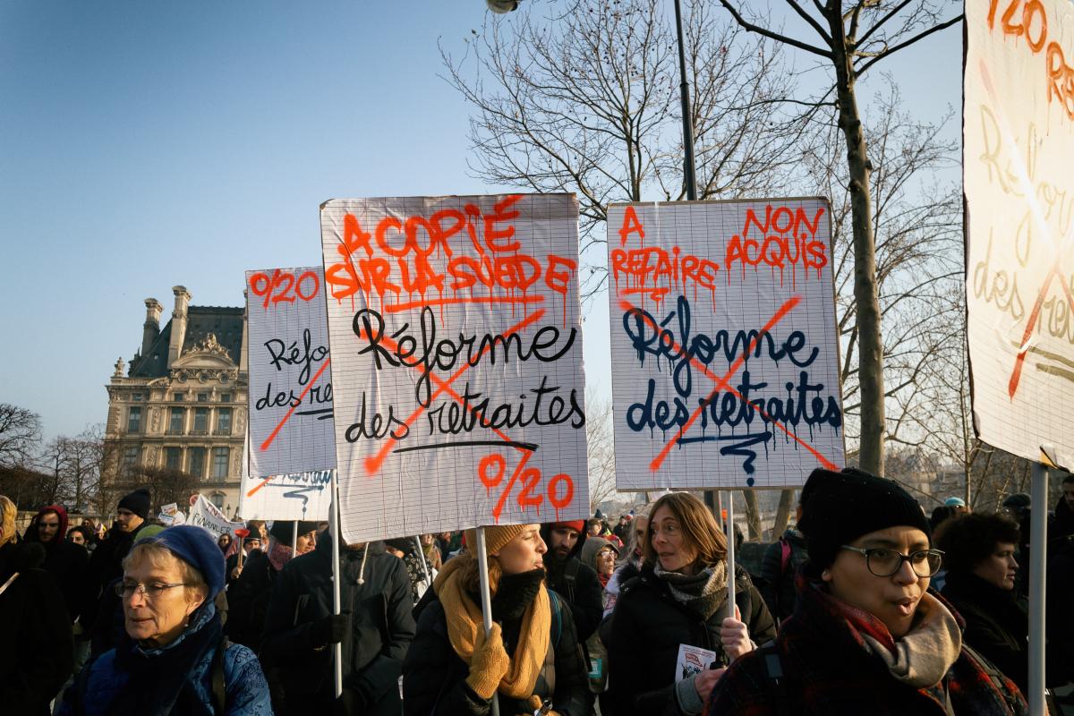FRANCE - POLITICS - SOCIAL - DEMO - 7TH NATIONAL STRIKE AGAINST PENSION REFORM