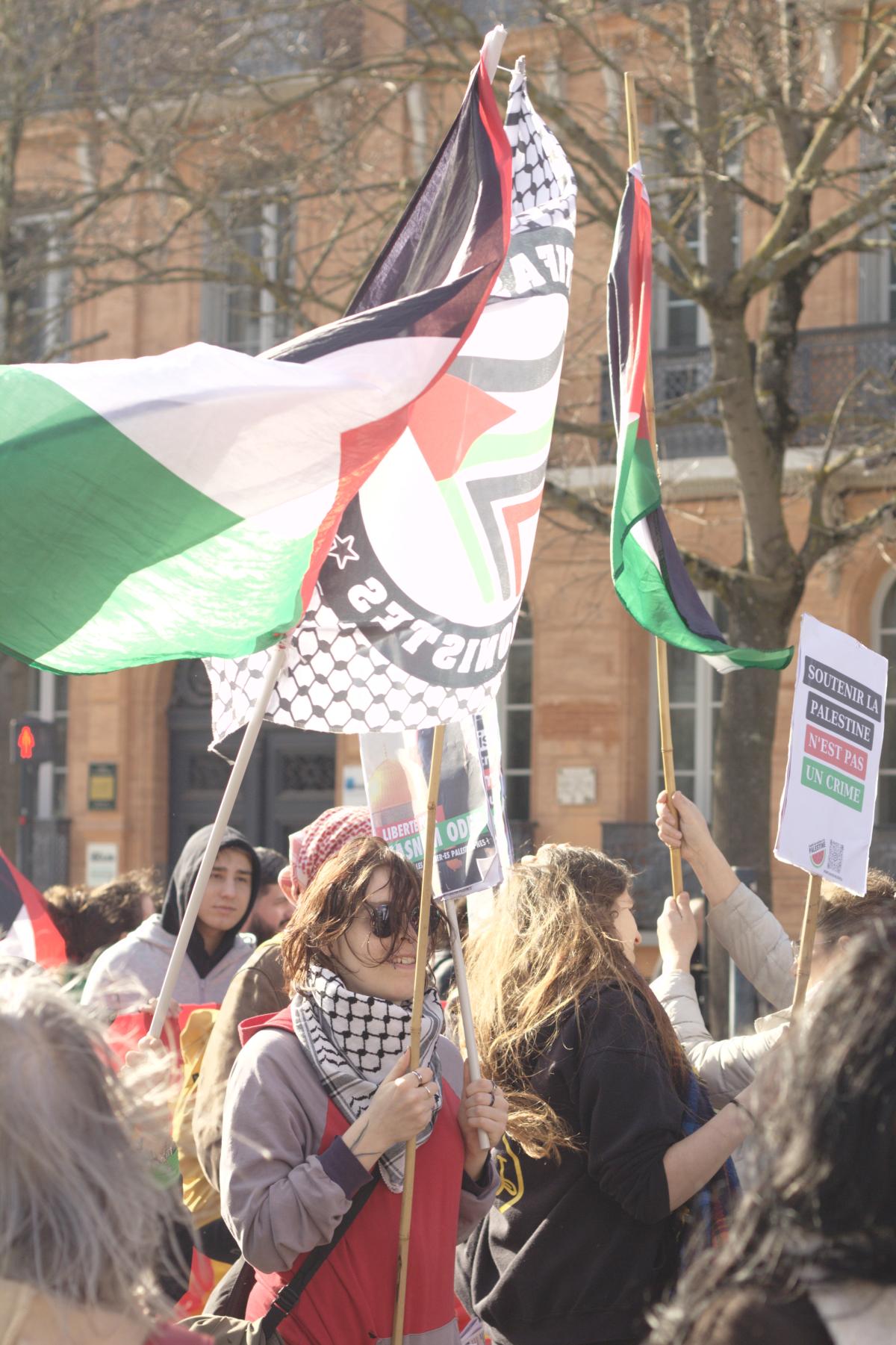 FRANCE - TOULOUSE - MANIFESTATION DU 8 MARS - ANTIFASCISTES ANTISIONISTES