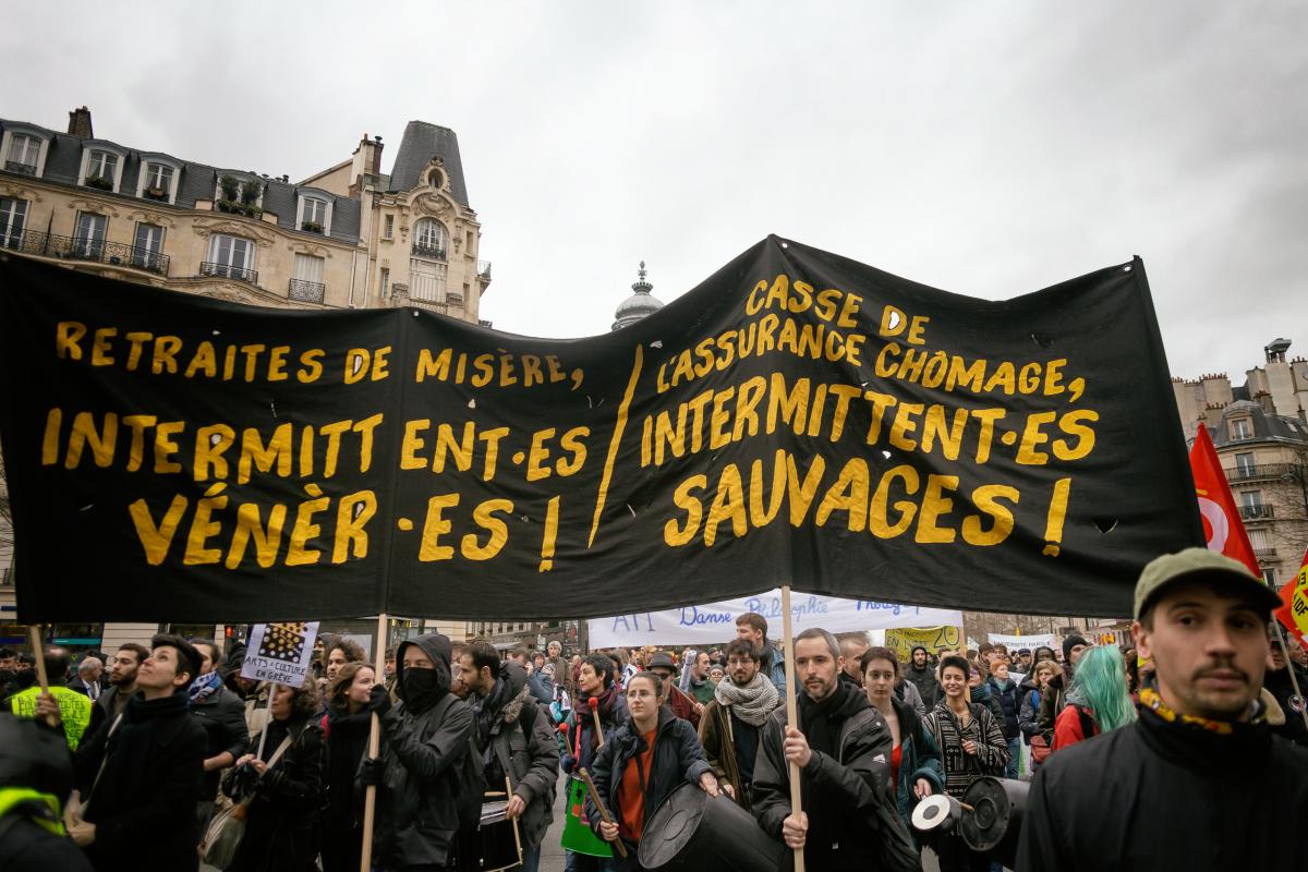 FRANCE - POLITICS - SOCIAL - DEMO - DEMONSTRATION AGAINST PENSION REFORM