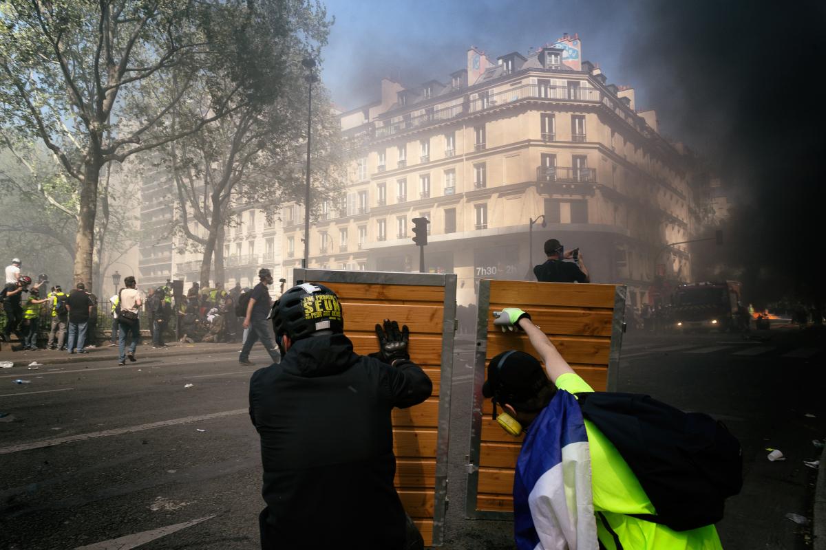 Des boucliers improvisés