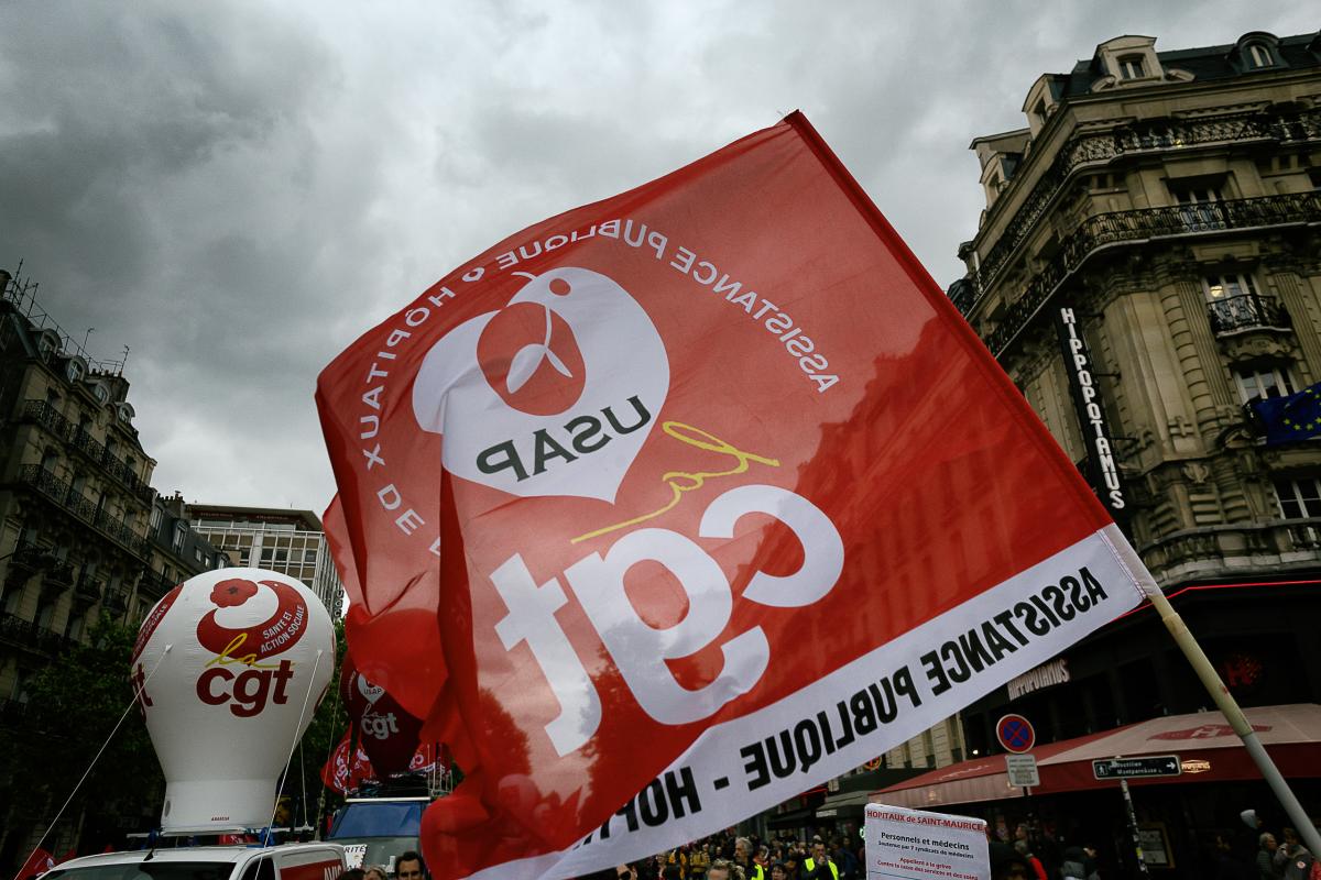 drapeau CGT USAP
