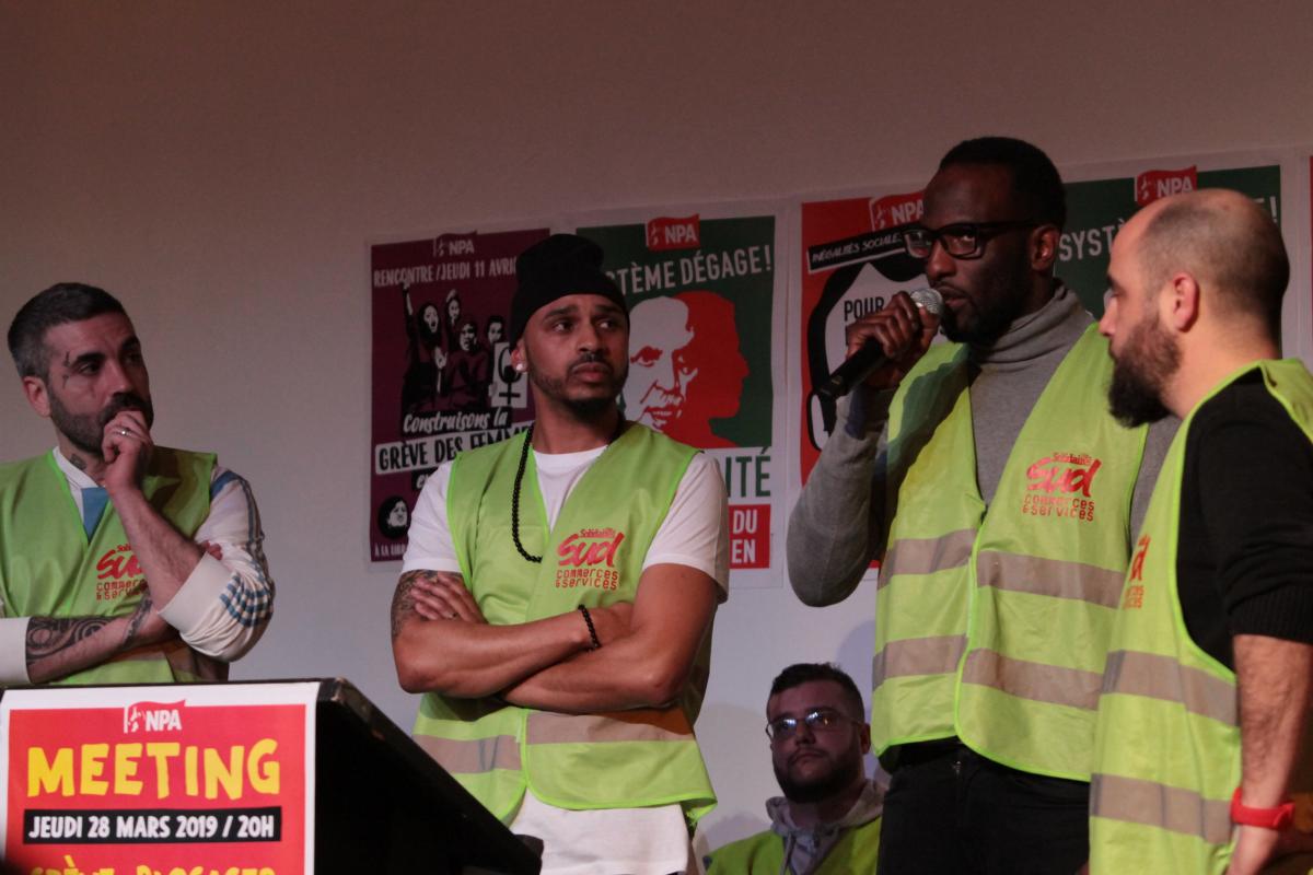 Intervention des salariés en lutte de New Look