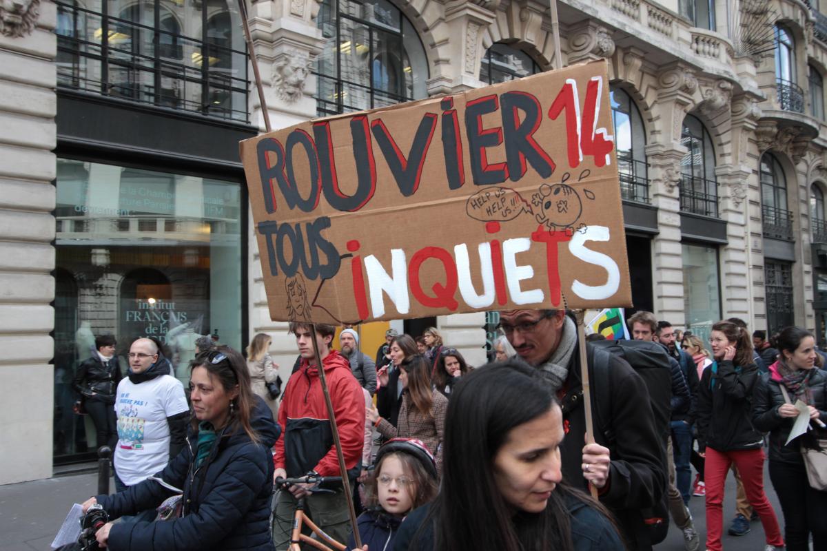 Pancarte Rouviers 14 Tous inquiets