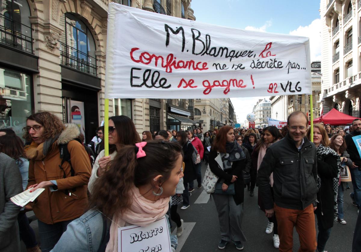 M;Blanquer la confiance ne se décrète pas elle se gagne