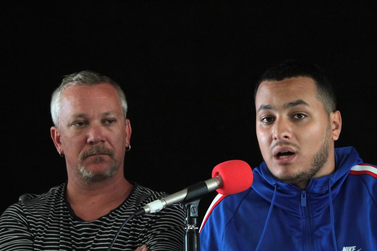 Julien Salingue et Taha Bouhafs