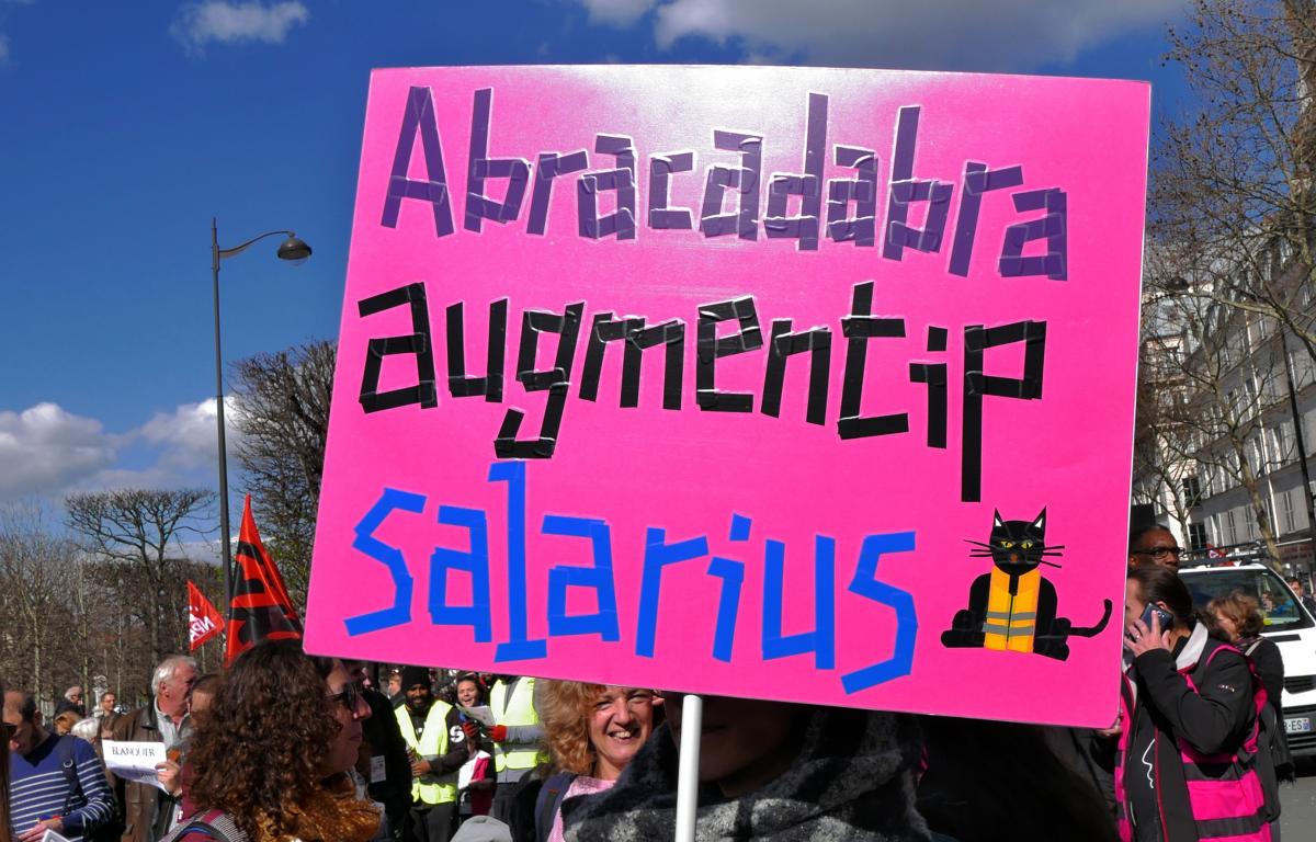 Pancarte Abracadabra augmentip salarius